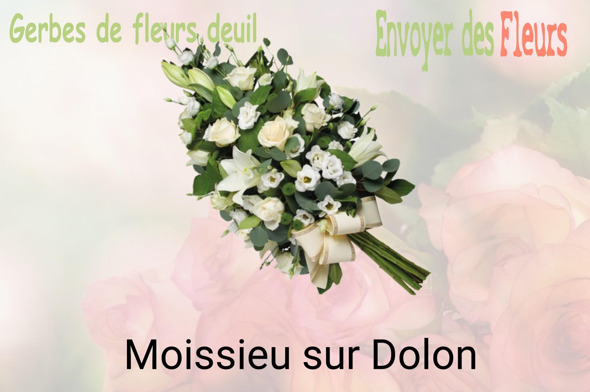 Gerbe de fleurs de deuil livrée à Moissieu-sur-Dolon